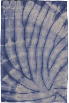 5x8 ft Hand-Tufted Tie-Dye Style Rug Modern Foyer Size Contemporary Decor Carpet - Image 1 of 4