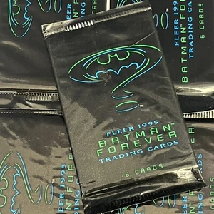 1995 Fleet Batman Forever Factory Sealed Trading Cards Pack - Picture 1 of 2