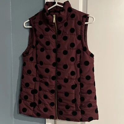 WOMEN'S KENNETH COLE VEST MAROON QUILTED NEW W/TAGS SIZE XS NWT - Image 1 of 3