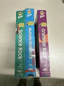 School House Rock - Grammar Multiplication And Science VHS 1995 RETRO - LOT OF 3 - Picture 1 of 4