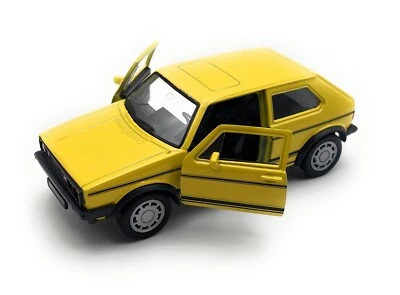 Modellino Auto VW Golf 1 L GTI 1:34-39 Veicolo Miniatura Colore Casuale - Immagine 1 di 4
