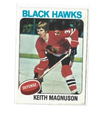 1975-76 O-Pee-Chee #176 Keith Magnuson EX - Image 1 of 2