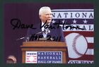 Dave Van Horne MLB Baseball Hall of Fame Signed 4x6 Photo E25201