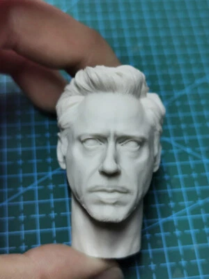 Figura de acción masculina 1/6 1/12 1/18 cabeza de Tony esculpida tallada para juguetes corporales Foto 1 de 4