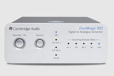 Cambridge Audio DacMagic 100 Digital to Analogue Converter (Silver) - Open Box - Image 1 of 3