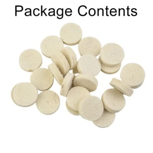 50Pcs Wool Felt Polishing Buffing Wheel Polisher Disc Pad Rotary Tool 25mm 1inch - Picture 1 of 16