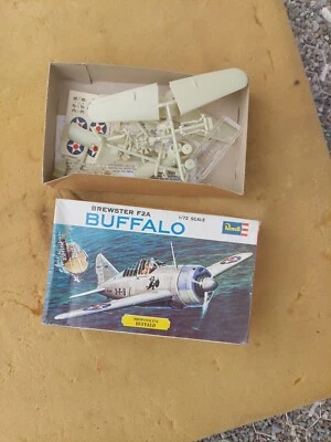 Modellino aereo da guerra Buffalo BREWSTER F2A - Immagine 1 di 2