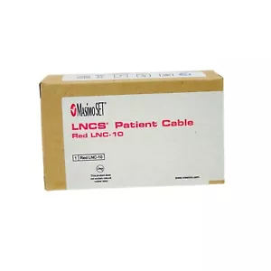 Cable de paciente MASIMO REF 2056 rojo Lnc-10 Lncs, 10 pies/3 m para monitor de cabecera - Imagen 1 de 6