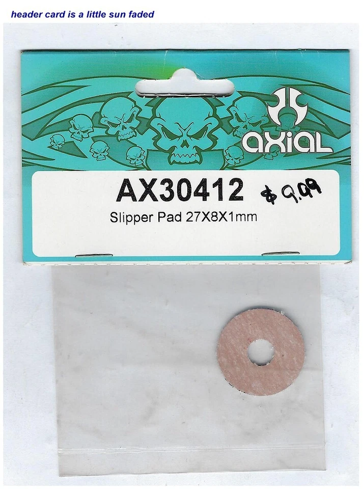RC AXIAL Slipper Pad 27x8x1mm Wraith Honcho Wrangler SCX10 Deadbolt AX30412 - Bild 1 von 1