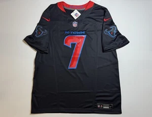Large CJ Stroud #7 Vapor FUSE Jersey Navy Alternate Houston Texans Authentic - Picture 1 of 12