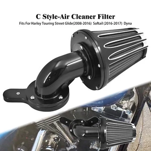 Elemento de filtro de filtro de filtro de aire gris con succión apto para Harley Electra Glide 2016 - Imagen 1 de 15