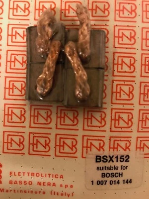 Jeu de balais (charbon) BSX 152 remplace 1007014144 pour Audi-Citroën-opel-VW... - Image 1 of 4