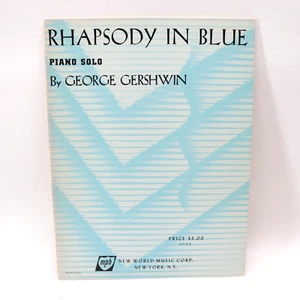 George Gershwin Rhapsody in Blue Songbook Sheet Music Score 1924 New World - Picture 1 of 6