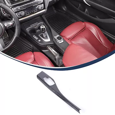 Cubierta de panel multimedia de consola de fibra de carbono real para BMW F23 228i M235i 2014-19 Foto 1 de 4
