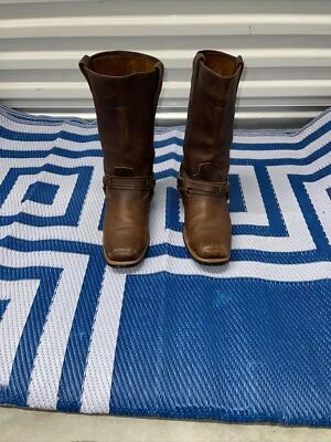 Xelement Crazy Horse LU2481 Arnés de Cuero Marrón Hombres Botas de Motocicleta Talla 10M Foto 1 de 4