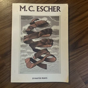 1983 M.C. Escher 29 Master Prints Softcover Abrams Publishing VTG USED FAST SHIP - Picture 1 of 5