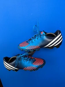 Herren Adidas Predito Hallen Fußball Stollen Schuhe blau orange V22125 Größe 12 US - Bild 1 von 7