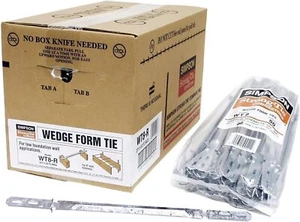 Simpson Strong-Tie WT8-R50 - Corbata de cuña para 2x Formboard, paredes de 8" de espesor, 50ct - Imagen 1 de 2
