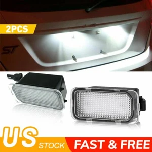White 18-SMD LED License Plate Lights For Ford 2014-2021 Transit Connect C-Max - Picture 1 of 12