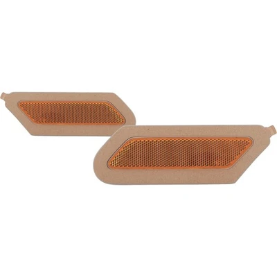 Driver Passenger Front Bumper Reflector Set For 18-20 Audi Q5; CAPA Certified - Image 1 of 4