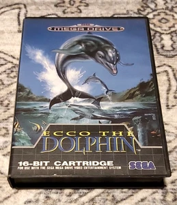 Ecco the Dolphin Sega Mega Drive PAL CIB completo di scatola con manuale EX++ USA - Foto 1 di 4
