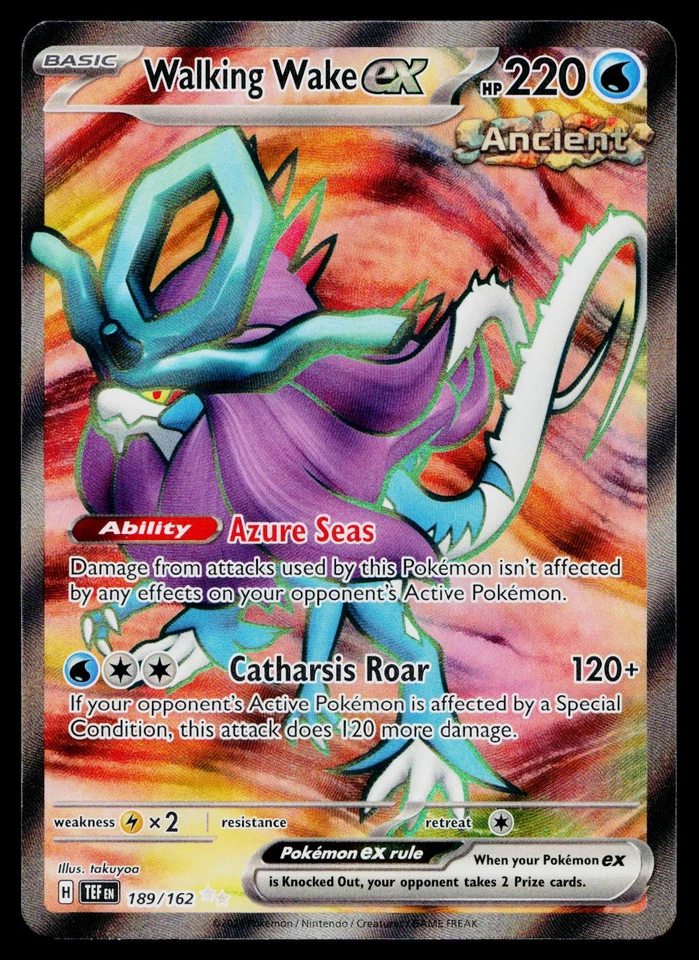 Walking Wake ex 189/162 SV05: Temporal Forces Ultra Rare - Image 1 of 2
