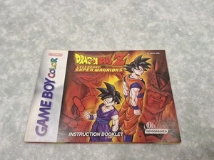 Dragon Ball Z Legendary Super Warriors Game Boy Color Instruction Manual Only NM - Picture 1 of 4