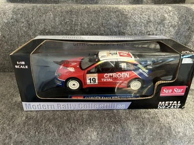 Sun Star 1/18 Citroen Xsara WRC Sainz Rally of Turkey 2003 #4402 Model Car - New - Image 1 of 4