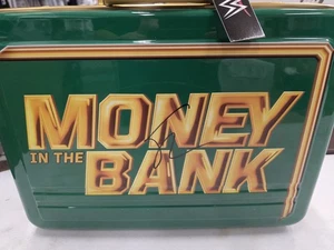 Seth Rollins WWE Autographed Green Men's Money In The Bank Briefcase W/COA - Picture 1 of 4