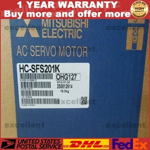 HC-SFS201K Electric Motor New Sealed MITSUBISHI HC-SFS201K Servo Motor IPCS - Picture 1 of 6