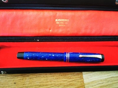 Parker Duofold Streamline Senior (1930-1933) fountain pen in Lapis Blue,  - Image 1 of 4