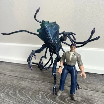 Figura de acción Independence Day ID4 Alien Shock Trooper azul + David Levinson Foto 1 de 4