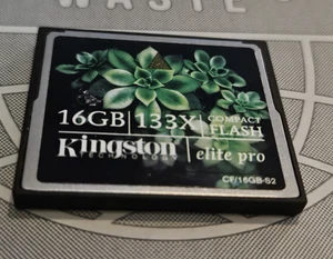 Kingston Compact Flash Elite Pro 16GB 133X Memory Card Mint Condition - Picture 1 of 2