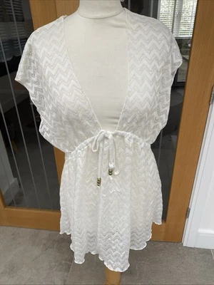 Ocean Club Beach Cover- Up White 14/16 VGC - Image 1 of 4