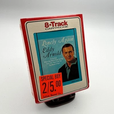 Factory Sealed Eddy Arnold Lonely Again RCA 8 Track Tape NOS - Image 1 of 4