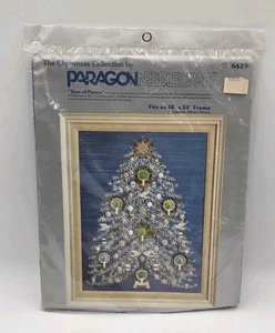 Vintage 1978 Paragon "TREE OF PEACE" 18" x 24" Complete Unopen Kit # 6429 NOS - Bild 1 von 8