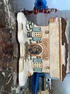 Vintage Hummel Post Office SIGNED “Christmas Mail” Porcelain House 90s- No Light - Picture 1 of 8