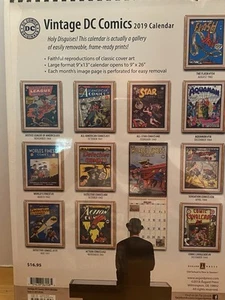 2019 Vintage Superman Action Comics Calendar, New - Picture 1 of 4