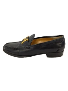 Mocasines Hermes/34,5/negro/cuero - Imagen 1 de 9