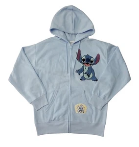 Disney Stitch Women Licensed Character Long Sleeve Fleece Lined Hoodie Stitch XL - Picture 1 of 5