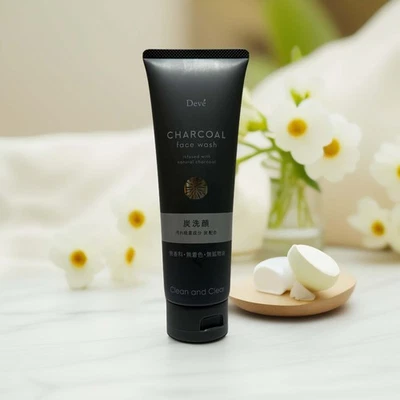 Limpieza profunda | Jabón facial de carbón de Devé - 6 oz Foto 1 de 3