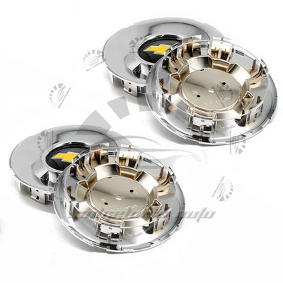 For AVALANCHE SILVERADO 2009-13 SUBURBAN TAHOE 2009-14 CHROME CENTER CAPS SET 4 Foto 1 de 2