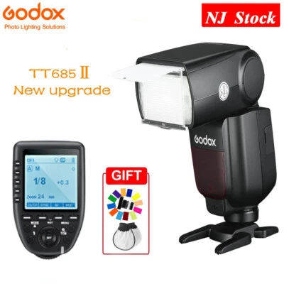 US Godox TT685II-N 2.4G TTL HSS Speedlite Flash Light+Xpro-N Trigger for Nikon - Image 1 of 4