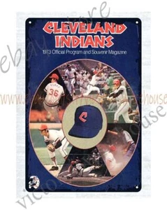 1973 Baseball Program  vs  metal tin sign - Picture 1 of 4