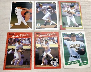 McGwire, Mark - 6 Karten Lot! 1990 UD Art Illustration Checkliste, Fleer, Donruss + - Bild 1 von 12