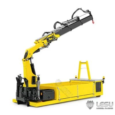 Metal Cargo Box Hydraulic Crane 7CH Valve Pump for DIY LESU 1/14 RC Dumper Truck - Image 1 of 4