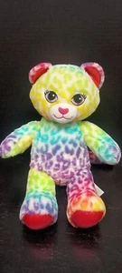 Peluche Build-A-Bear stampa leopardo arcobaleno peluche 17" ghepardo leopardo - Foto 1 di 4