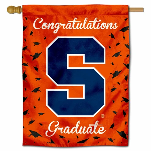 Syracuse University Graduation Gift Decorative Flag Cover