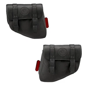 Indian Motorcycle Saddlebags, Black, Pair, Fits Chief, Chief Bobber, Super - Picture 1 of 9