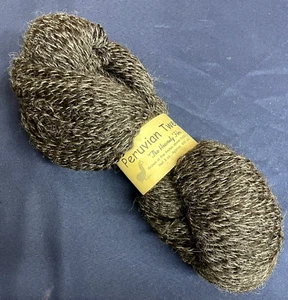 HIMMLISCHE Faser D. Grau 8oz Knäuel 600 Yds PERUANISCHER TWEED S-fein ALPAKA dk GARN NEU - Bild 1 von 4